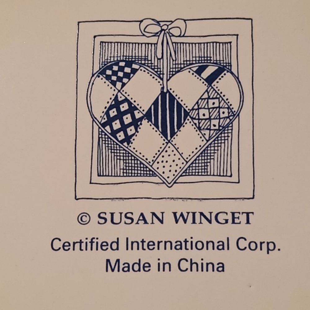 Strawberries Pie Plate Serving Dish.By Susan Winget Certified International Corp - Picture 8 of 12